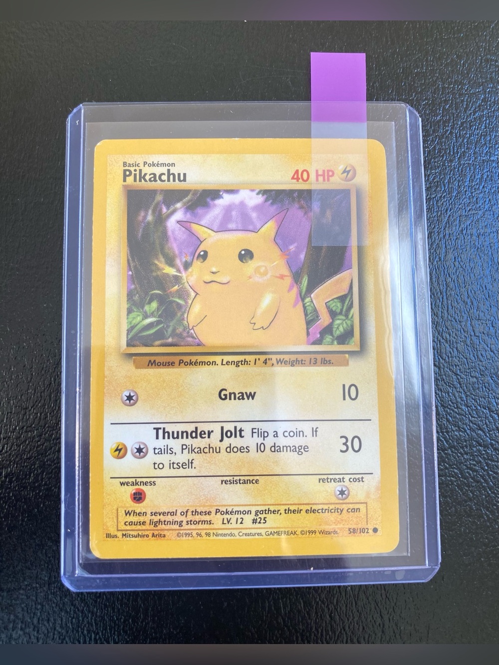 Pokémon Card Pikachu 58/102 - Picture 9 of 9